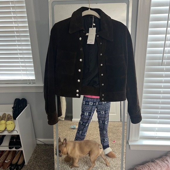 Mango real suede jacket - Picture 2 of 3